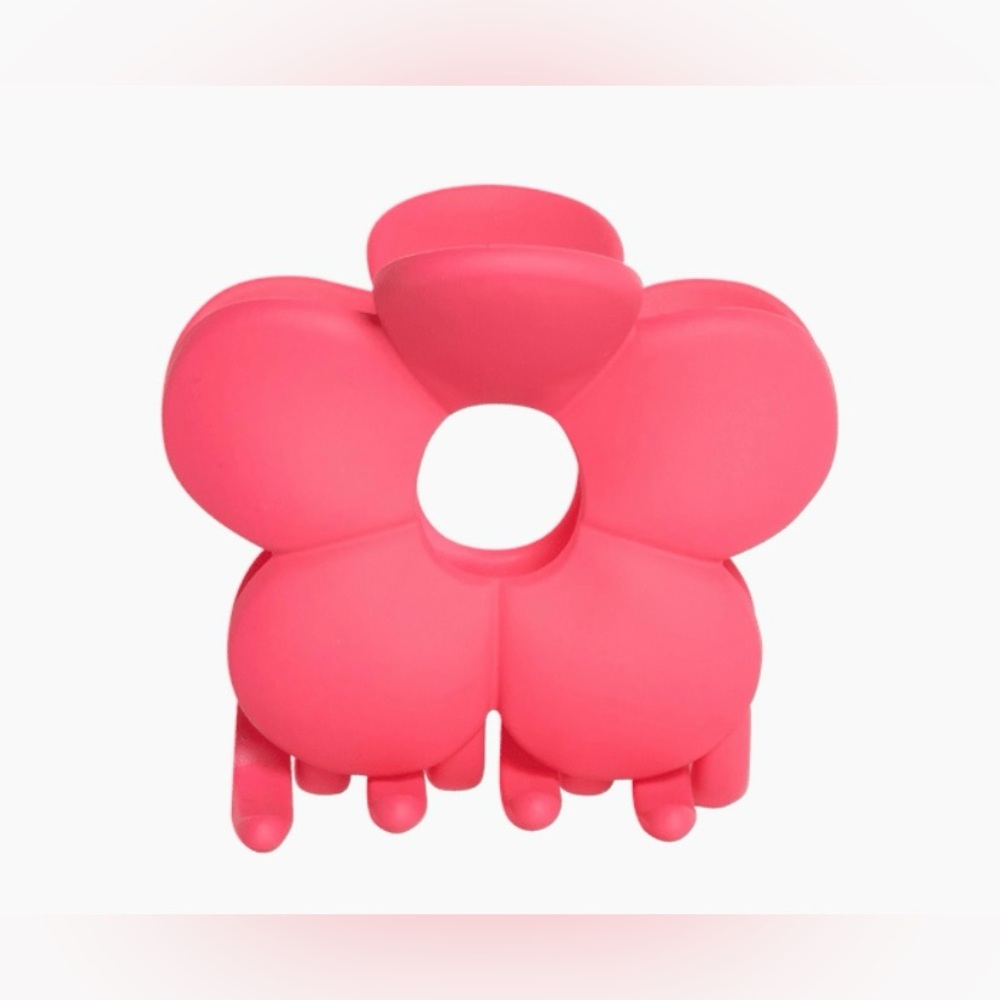 INH INSERT NAME HERE Hair Clip, Hair Claw Clip, Full Bloom Flower Hair Clip